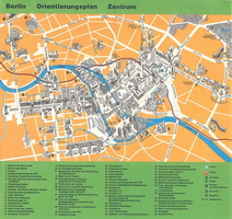 Tourism Map of East Berlin