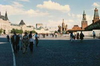 The Red Square and kremlin 1985
